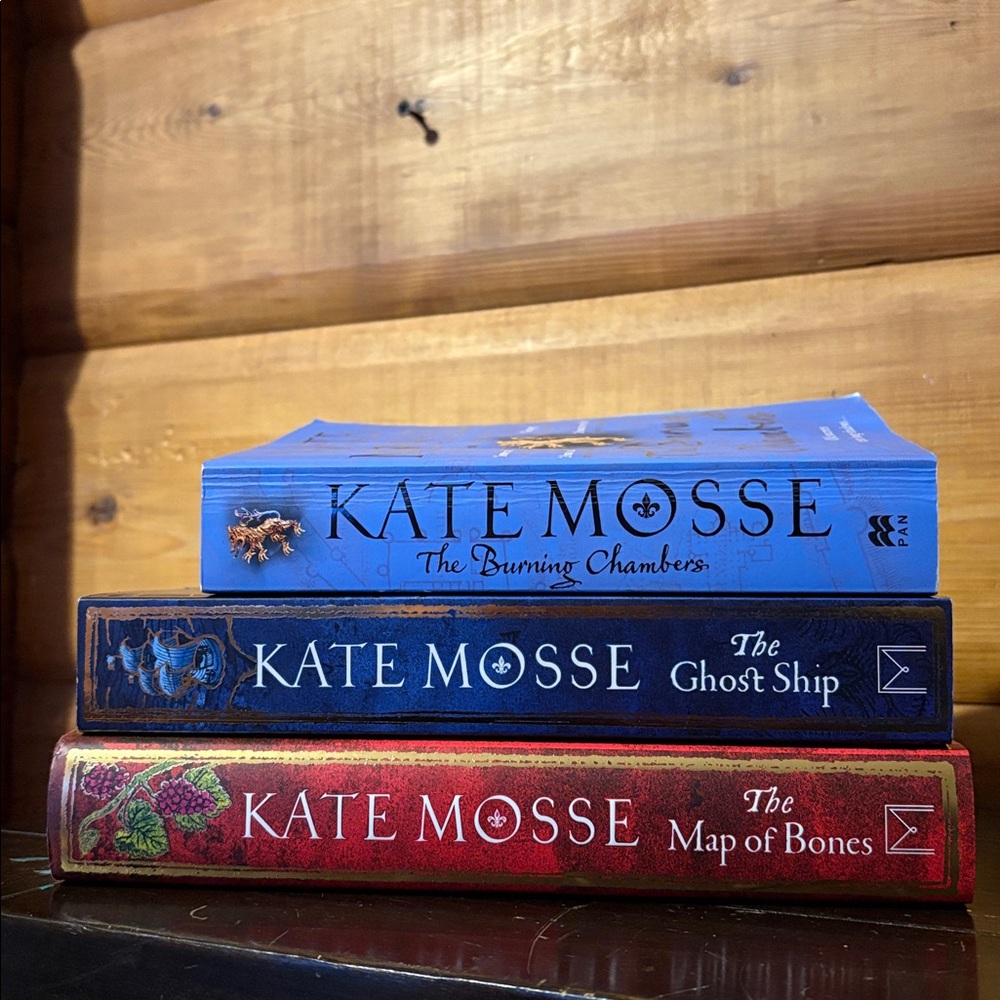 The Burning Chambers, The Ghost Ship, The Map of Bones by Kate Mosse
